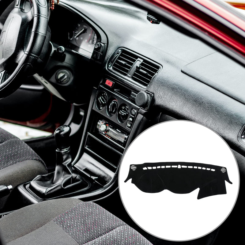 X AUTOHAUX Car Dashboard Cover for Hyundai Sonata 2011 2012 2013 2014 Nonslip Dash Carpet Dash Guard Black