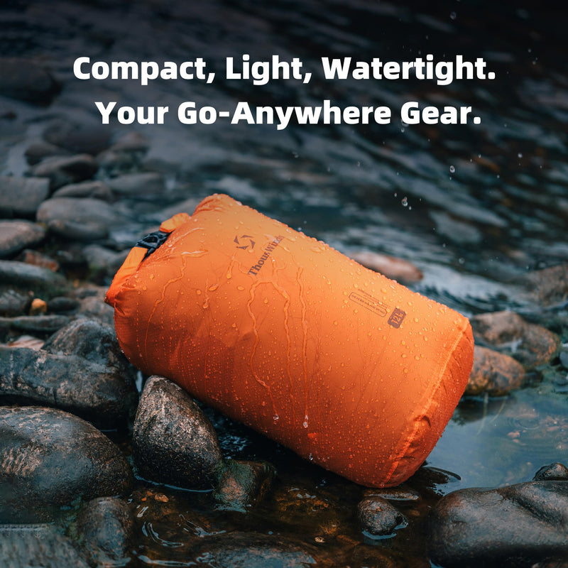 Thous Winds Waterproof Dry Bag, Lightweight Dry Sack for Hiking, Camping, Boating, Backpacking, Kayaking, 36L COCO White