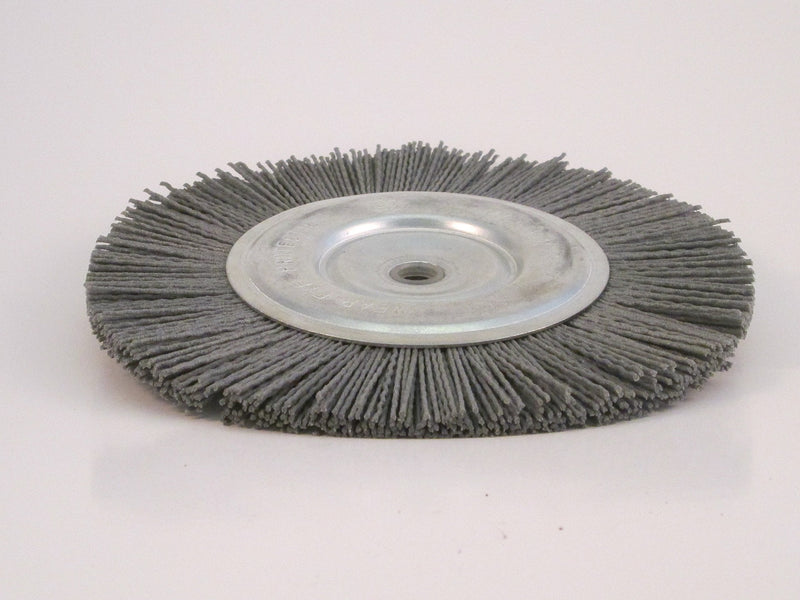 Nyalox Bench Grinder Brush 6-Inch Grey 80 Grit
