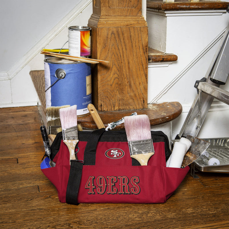 FOCO NFL unisex-adult NFL Team Logo Tool Bag San Francisco 49ers One Size Team Color
