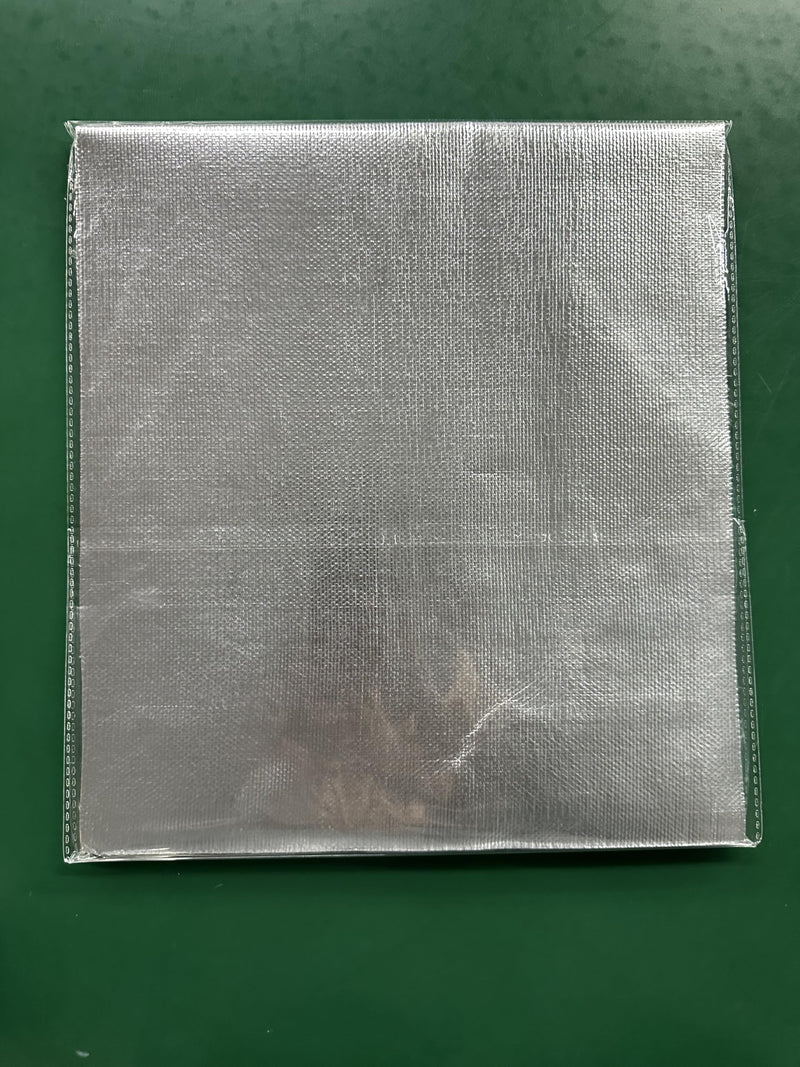 FLASLD Aluminized Heat Shield Mat Thermal Barrier Adhesive Backed Heat Blanket 12'' X 24'', Fiberglass Insulation Reflective Material High Temp Protection 12 x 24 Inch