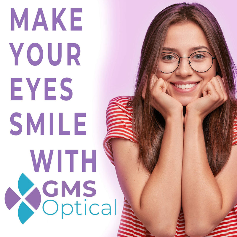 GMS Optical® 2.5 Thick / 18mm Long Length - Anti-Slip Adhesive Contoured Soft Silicone Eyeglass Nose Pads with Super Sticky Backing for Glasses, Sunglasses, and Eye Wear - 5 Pair (Clear) Clear