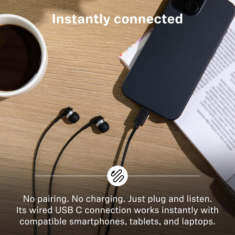 Sennheiser CX 80U in-Ear Headphones with in-line One-Button Smart Remote – Sakura USB Type C