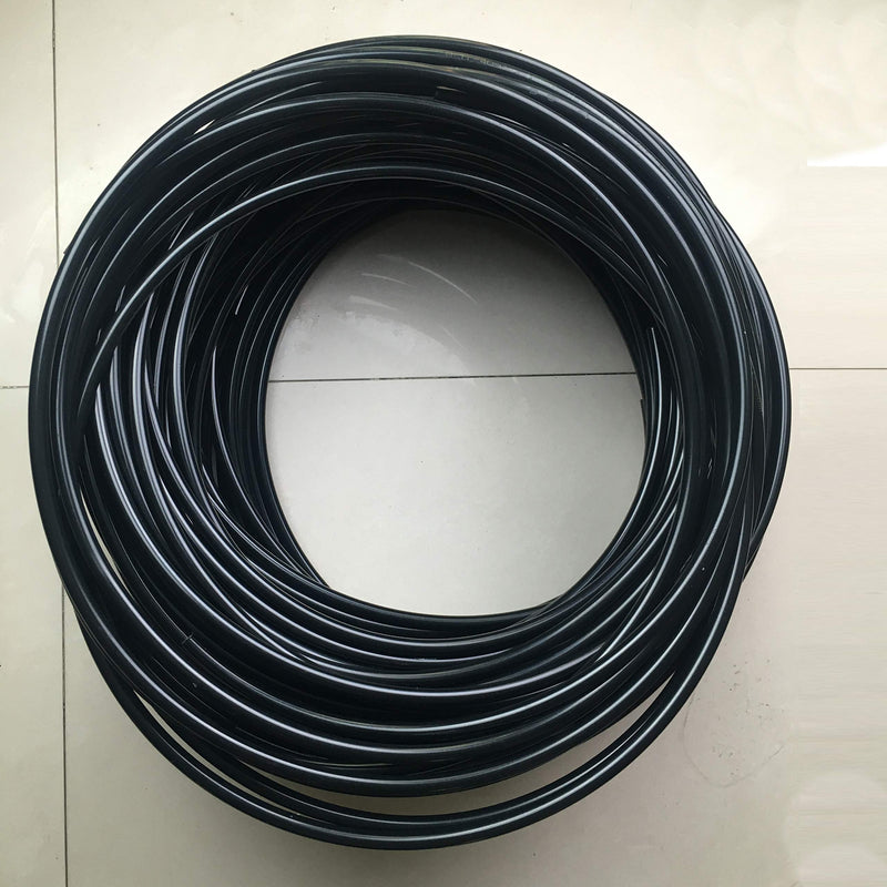 Fuel Line Nylon Tubing 5/16" ID Tube Pneumatic Hose Pipe for Air Or Fluid Transfer Black, 10 feet 5/16" ID, 3/8" OD, 10 feet