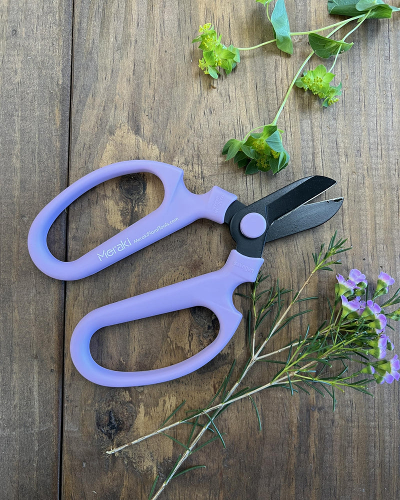 Garden Pruning Shears Scissors Carbon Steel Blades 6.7 In, Snapdragon - Lavender 6.7 inch Lavender