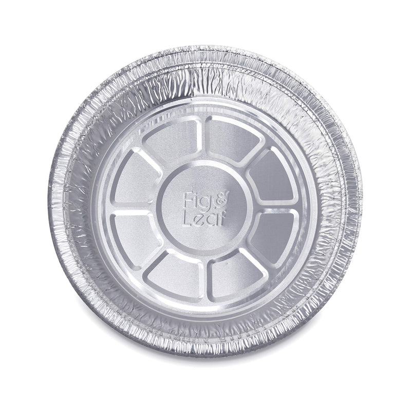 (40 Pack) Premium 8-Inch Round Foil Pans with Plastic Dome Lids l Heavy Duty l Disposable Aluminum Tin for Roasting, Baking, or Cooking 1