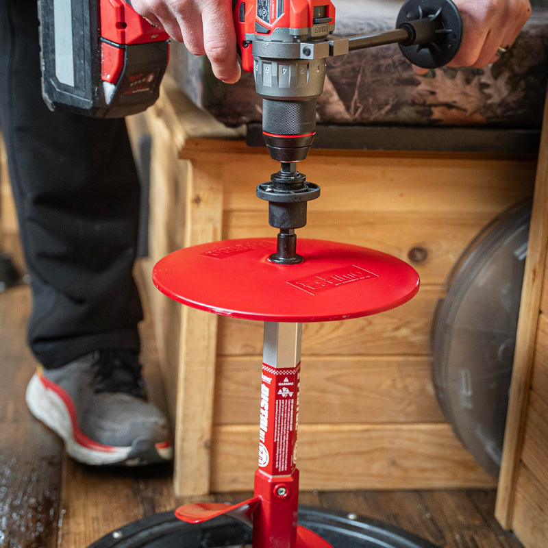 Eskimo 42494 Quick Connect Kit, Drill-Adaptive Augers, Red