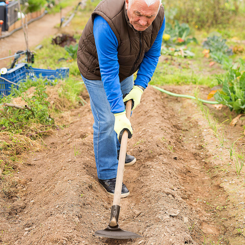 Garden Hoe Head, Hand Hoe Garden Tool for Weeding Replacement Handheld Grub Hoe Head Round Eye Hoes Planting Digging Tool Weeding Loosening Soil Hoe Head, Without Handle 9.25 X 5.90 X 4.33 Inches