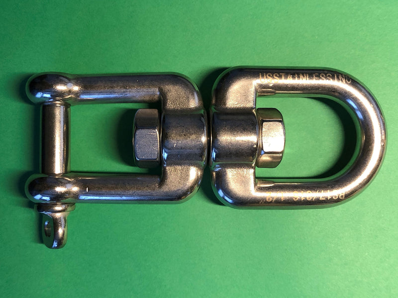 US Stainless Stainless Steel 316 Anchor Swivel Eye and Jaw 13mm (1/2") Marine Grade