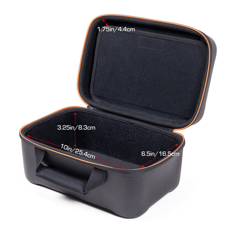 USA Gear Camera Storage Case (10 Inch) Semi Rigid Camera Carrying Case fits Canon Rebel T7, EOS R50, M50, Kodak Pixpro FZ55, Compact DSLR & Lenses - Customizable Dividers, Water Resistant Exterior