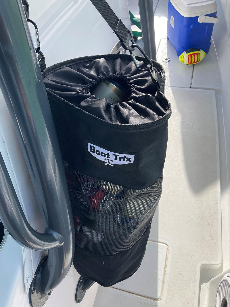 Boat Trash Bag - Large Versatile Hoop Mesh Garbage Bag designed for Use with/or without a bag liner TB04 1 Count (Pack of 1)