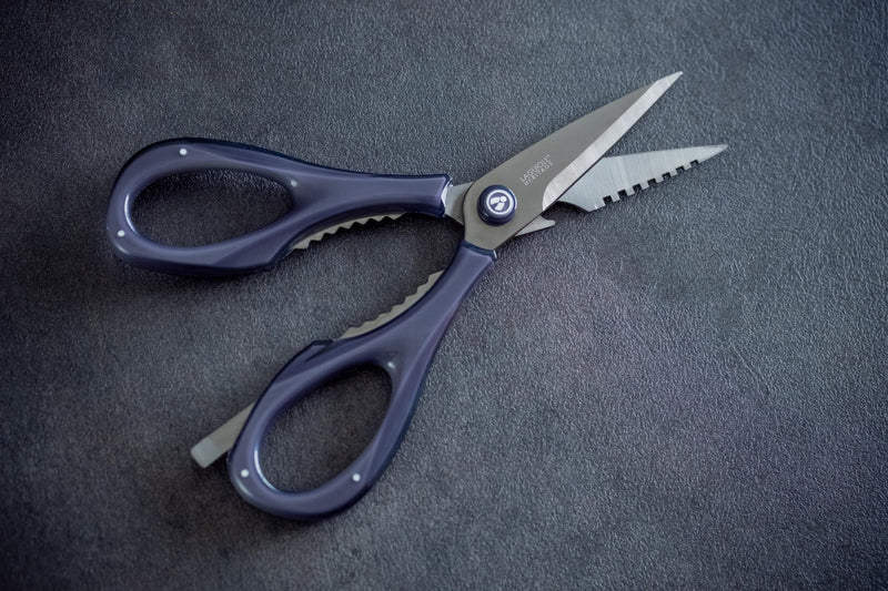 TB Laguiole Evolution - Kitchen Scissors Design - Multifunctional Professional - High-end Poultry Shears (Black) Black