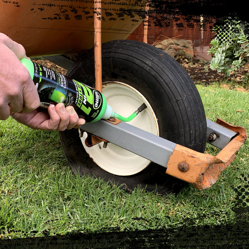 Slime 10193 Tire and Tube Sealant Puncture Repair Sealant, 2-in-1, Premium, Prevent and Repair, Suitable for Non-Highway Tires and Tubes, Non-Toxic, Eco-Friendly, 16oz Bottle 16 oz