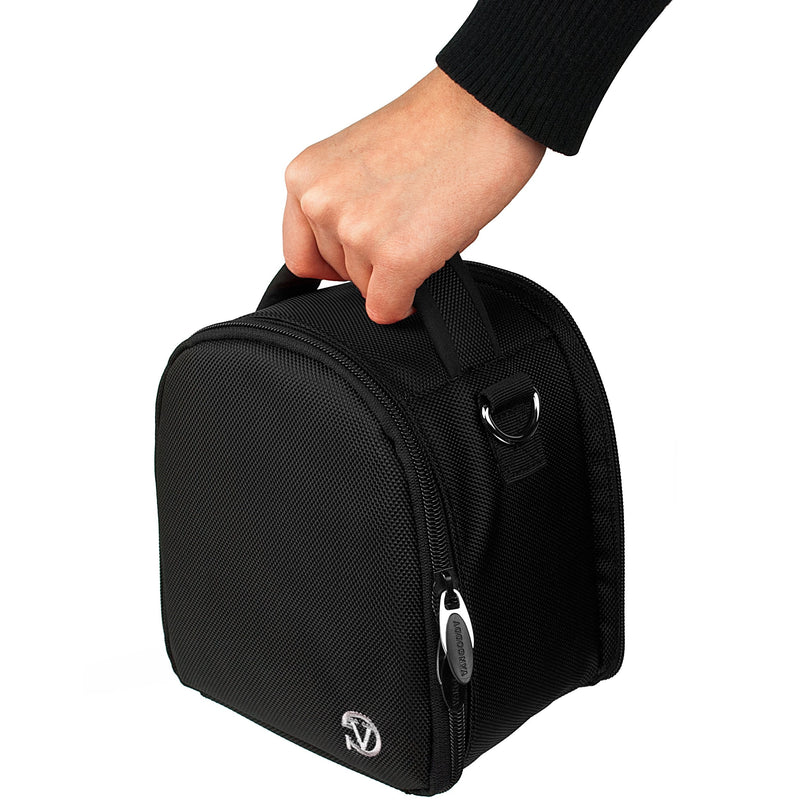 VanGoddy Laurel Onyx Black Carrying Case Bag for Sony Cyber-Shot, Alpha, E-Mount, A-Mount Series Camera's
