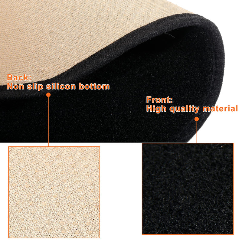 X AUTOHAUX Car Dashboard Cover for Hyundai Sonata 2011 2012 2013 2014 Nonslip Dash Carpet Dash Guard Black