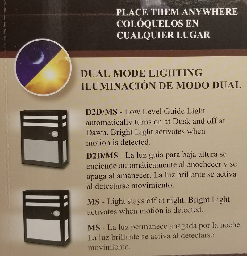 Motion Sensor LED Indoor/Outdoor Lights (Pack of 3)