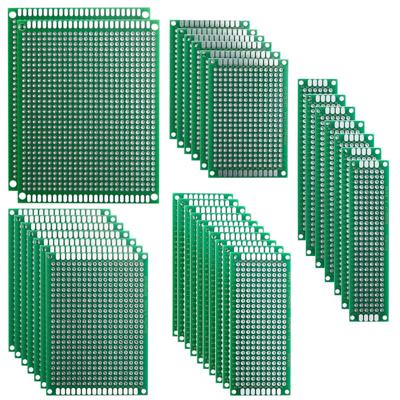 ELEGOO Nano Board CH 340/ATmega+328P & ELEGOO 32 Pcs Double Sided PCB Board Prototype Kit
