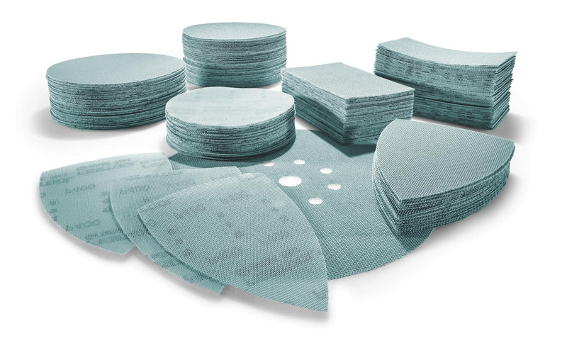 Festool 203304 Granat Net P100 Grit 6-Inch (150mm) Diameter Abrasive Sanding Discs, 50-Pack