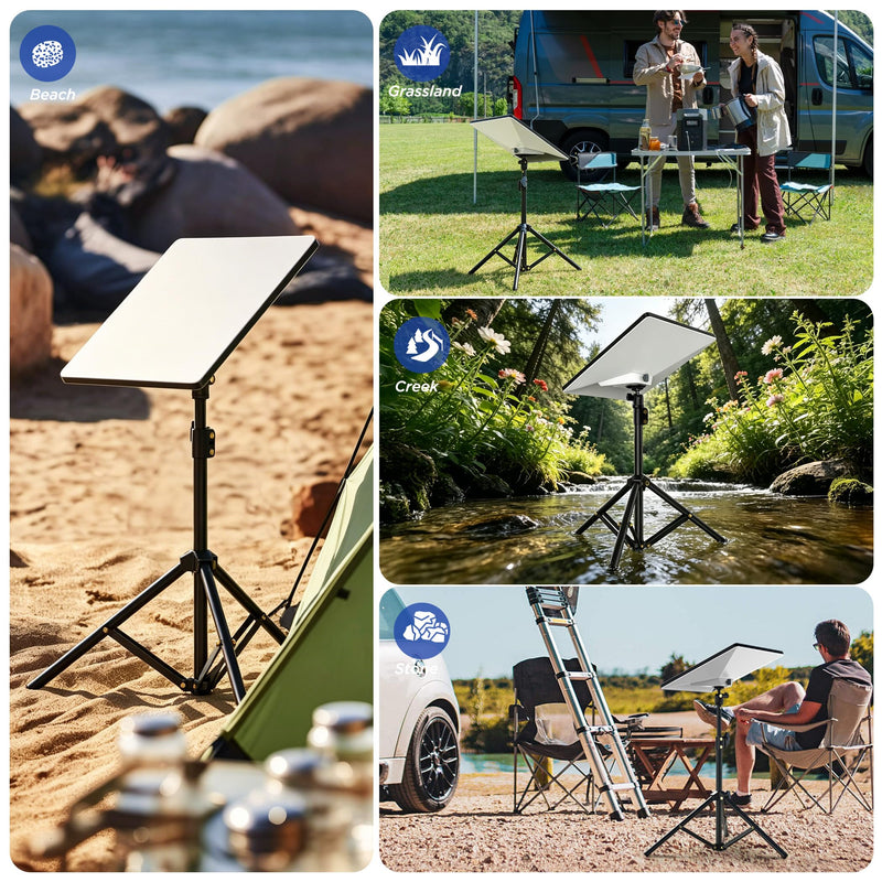 Hugener Starlink Mini Tripod Stand, Portable & 360° Rotation | Stable Tripod Mounting Kit, Quick Tool-Free Setup, Height Adjustable with 360° Tilt for Camping/ RV and Outdoor