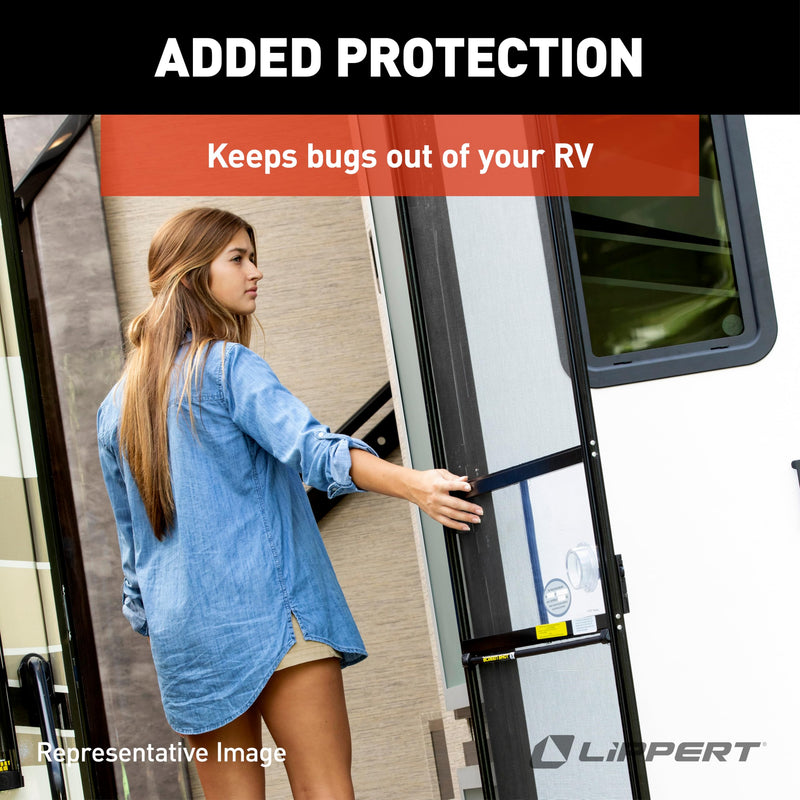Lippert Screen Shot Automatic RV Screen Door Closer, 26", Compatible with Lippert Entry Doors Only, Easy DIY Installation, Hardware Included, 1-Year Warranty - 730813 26-inch
