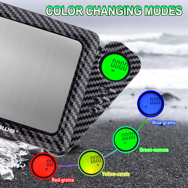 American Weigh Scales Blade Series (Black) Limited Edition Carbonfiber Digital Pocket Scale Carbon Fiber150 Gx 0.01 G