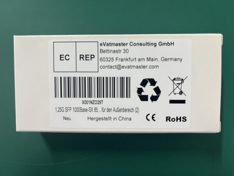 1.25G SFP 1000Base-SX 850nm Industrial MMF Multimode up to 550m Duplex LC DDM for Outdoor Use (2Pack) 2