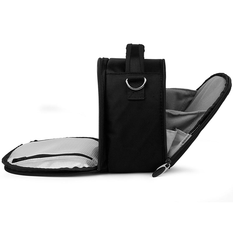 VanGoddy Laurel Onyx Black Carrying Case Bag for Sony Cyber-Shot, Alpha, E-Mount, A-Mount Series Camera's