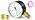 MEANLIN MEASURE 0-5psi Diaphragm Type Capsule Low Pressure Gauge 1/4" NPT 2-1/4" FACE DIAL Adjustable Water Column Gauge, with 1/4" x 1/2" NPT and 1/4" x 3/8" NPT Hex Bushing, Lower Mount 0~5Psi