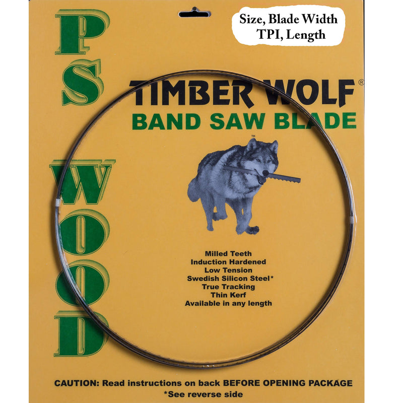 Timber Wolf - Band Saw Blade - 116" X 1/4" X 6 Tpi X .025"