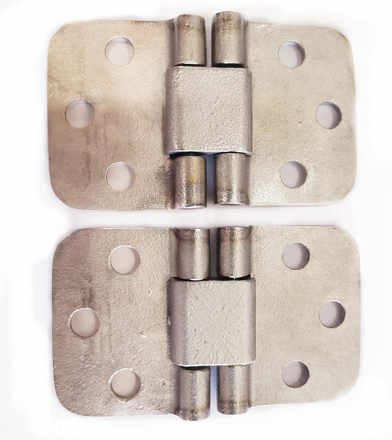 NRC&XRC Marine 316 Stainless Steel Boat Hinge Self-Supporting Folding Table Hinges Home Flap Tables Furniture Hardware Folding Table Hardware (2pcs) 2PCS