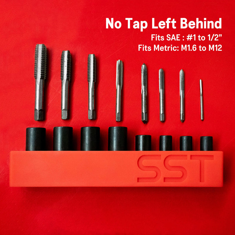 SST Tap Socket Wrench Set | 8-piece Tap Socket Adapter | Compatible with All M.C.T.I. Taps Up To 1/2" (Number and Fractional) STANDARD