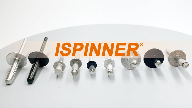  [AUSTRALIA] - ISPINNER 125pcs Large Flange Aluminum Blind Rivets, Pop Rivets Assortment Kit (Silver) Silver