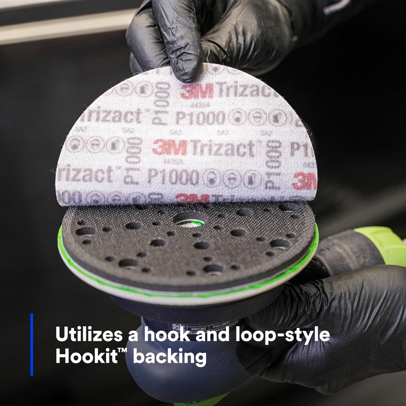 3M 02091 Trizact Hookit 3 inch P1000 Grit Blending Disc , Gray 3 in