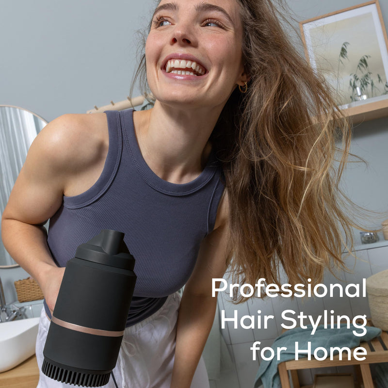 Beurer HC35 Compact Hair Dryer with Ion Function, Lightweight Hairdryer with Narrow Styling Nozzle & Storage Bag, Professional Ionic Hairdryer with Powerful 1600-2000 Watt