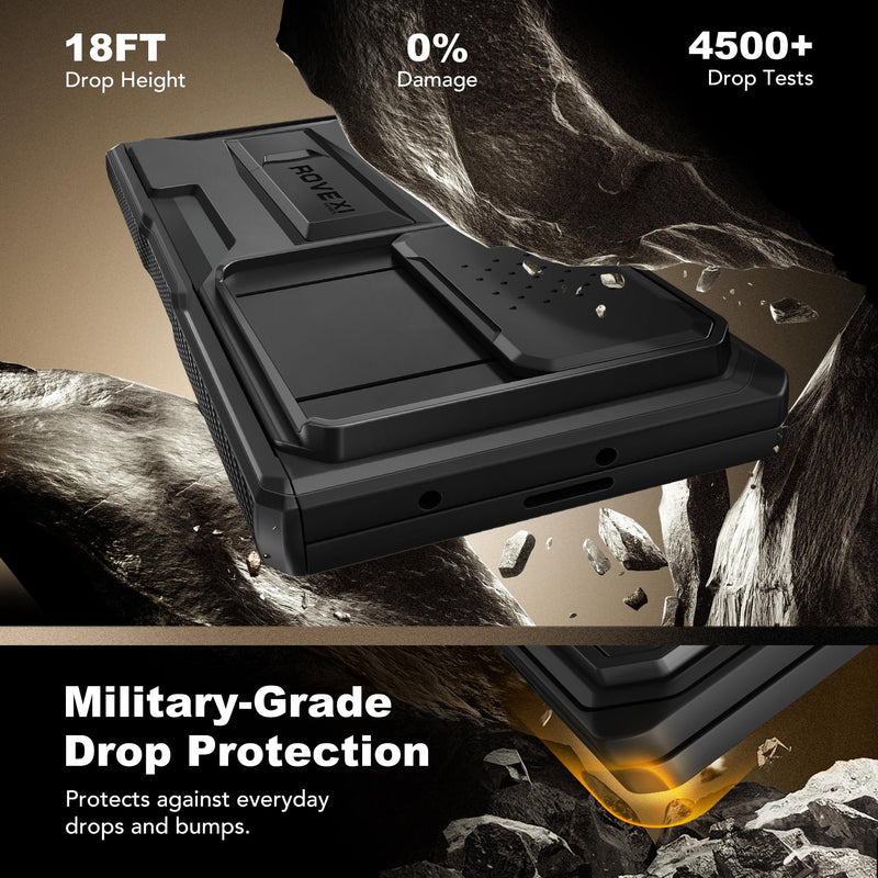 TONGATE for Z Fold 8 Ultra Case with Screen Protector & Belt Clip,Pri-Black | Foldable Stand, Slide Camera Cover, Full Hinge Protection, Anti-Spy, Shockproof Phone Case for Samsung Galaxy Z Fold 8 Ultra Pri-Black