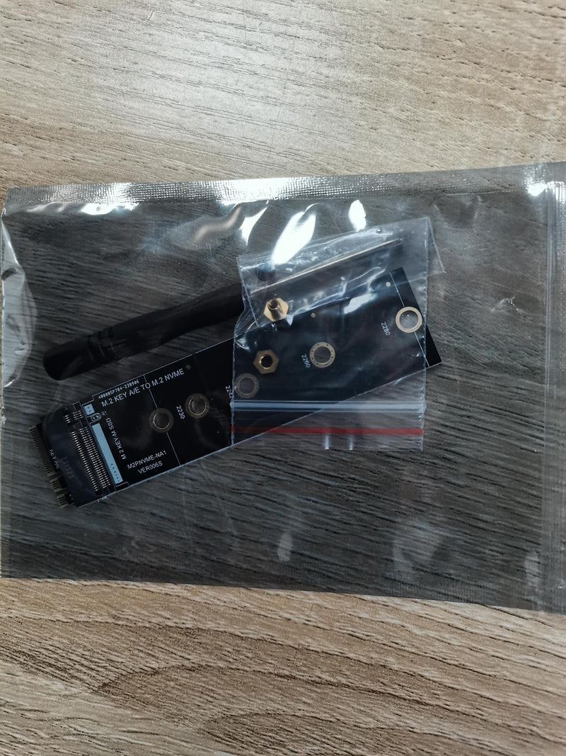 Wireless for M.2 A/E for Key Slot to for M.2 for M for Key WiFi Bluetooth-Compatible Adapter for NVMe PCI for Express M.2 Nvme Ssd Adapter Card M2 Key A-E to M2 NVME Adapter Converter Card to, 1 piece