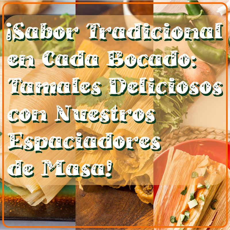 Tamales Masa Spreaders - Kitchen Utensils - Easy Grip Ergonomic Handle by Mindful Design (4 Pack, Red) 4 Pack Roja Red