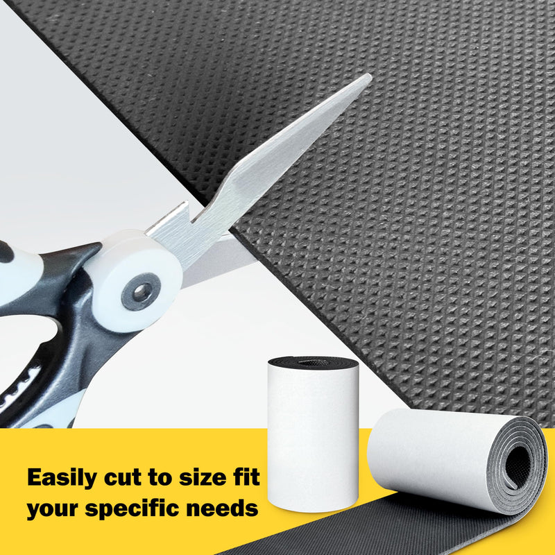 Garage Wall Protector for Car Doors, Self-Adhesive Foam Bumpers Guard,7.9 inch Wide Heavy-Duty Anti-Scratch&Anti Collision wall Padding, Universal Fit for Garage, Warehouse & Parking 13.2ft