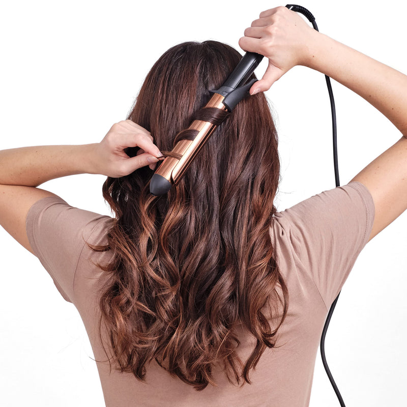  [AUSTRALIA] - BaByliss Titanium Brilliance Curls - 32mm Hair Curler, for Large Curls and Soft Waves, Titanium Coating, 6 Heat Settings up to 210°C, 2357U 32mm Tong