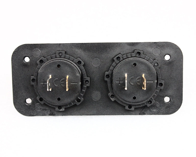 Bandc Dual LED Digital Battery Volt Gauge for Car/Boat/ATV/utv/Camper/caravans