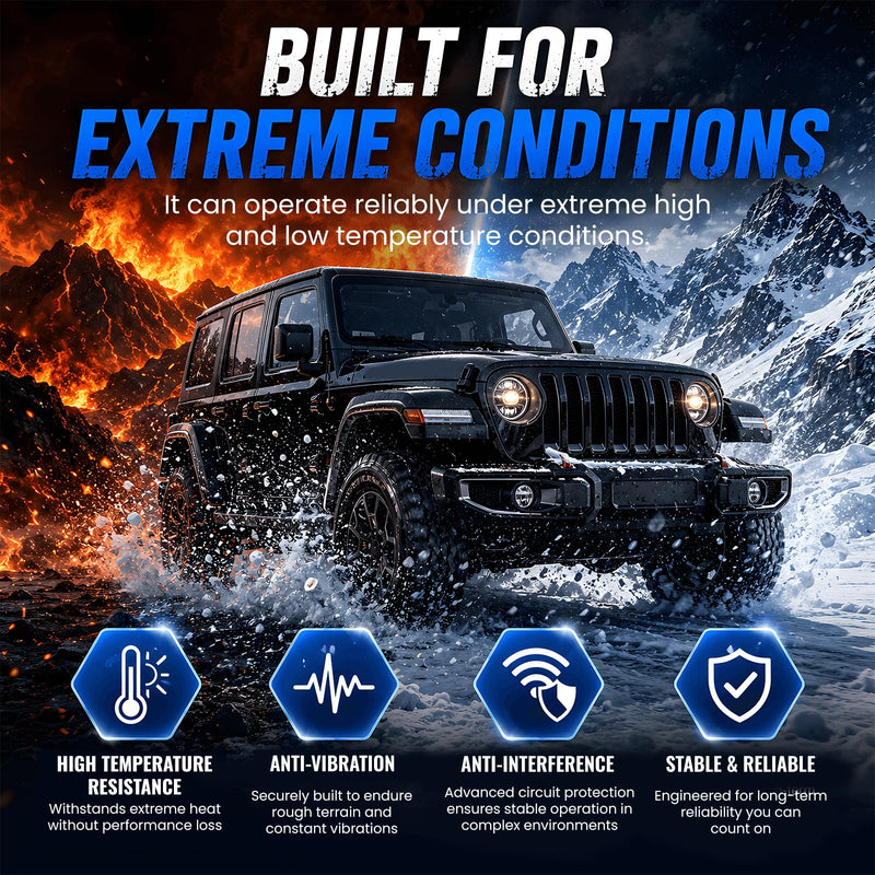 Auto Start Stop Eliminator for 2023-2025 Jeep Wrangler JL, Intelligent Memory Module to Disable Automatic Engine Stop, Fits US and Canada Models Only