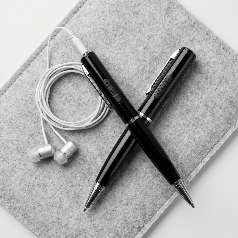 64GB Voice Recorder Pen, One-Touch Recording & MP3 Player, HD Noise Reduction, Playback While Writing, Ideal for Business Meetings, Interviews, Students