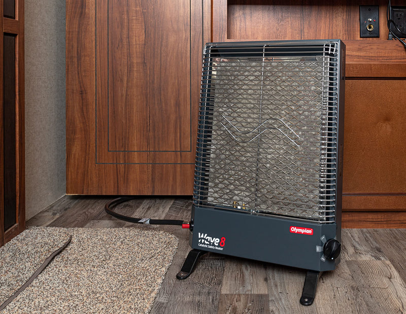 Camco Olympian Wave Heater Leg Stands - Converts Your Olympian Wave Heater into a Portable Style Heater , Fits All Olympian Wave Heaters: Wave 3, Wave 6, Wave 8 - 2 Pack (57701)