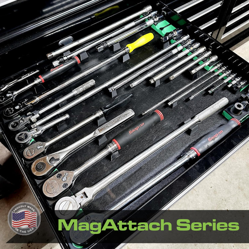 MagAttach Ratchet Organizer Kit (3 Piece Set (2-Pack), Green/Black) 3 Piece Set (2 Pack)