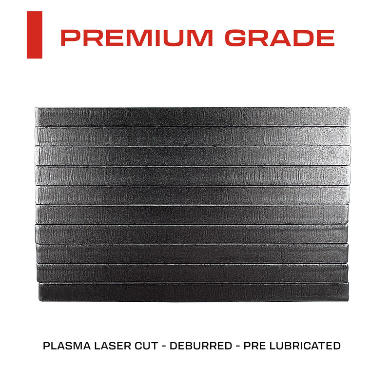 4x4" Weldable Square Metal Baseplate 4 Inch Thick Steel Plate - Laser Cut A36 Steel - 3/16" (4.5mm) Thick - Heavy Duty - Premium Square Plate - 10 Pieces