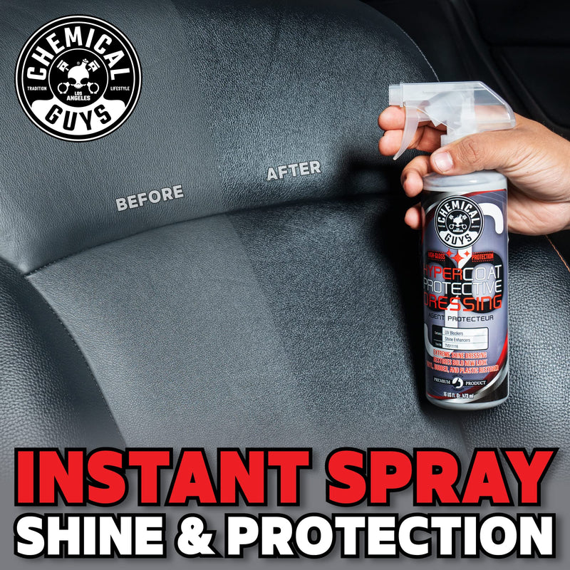 Chemical Guys TVD11116 G6 HyperCoat High Gloss Coating Protectant Sprayable Dressing (Works on Vinyl, Rubber, Plastic, Tires and Trim) Safe for Cars, Trucks, Motorcycles, RVs & More, 16 fl oz 16 Fl Oz (Pack of 1)