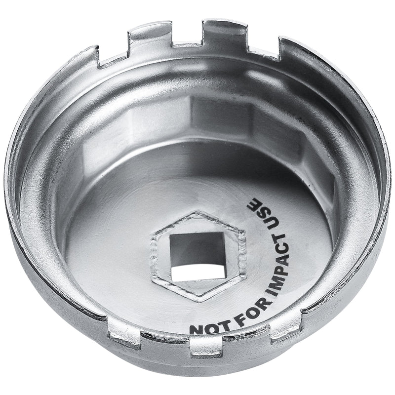 SMART JERRY - Oil Filter Wrench Compatible with Toyota Lexus & Scion with Toyota's Cartridge Style Oil Filter System | Tacoma Oil filter Wrench | 64mm 14 Flutes Design
