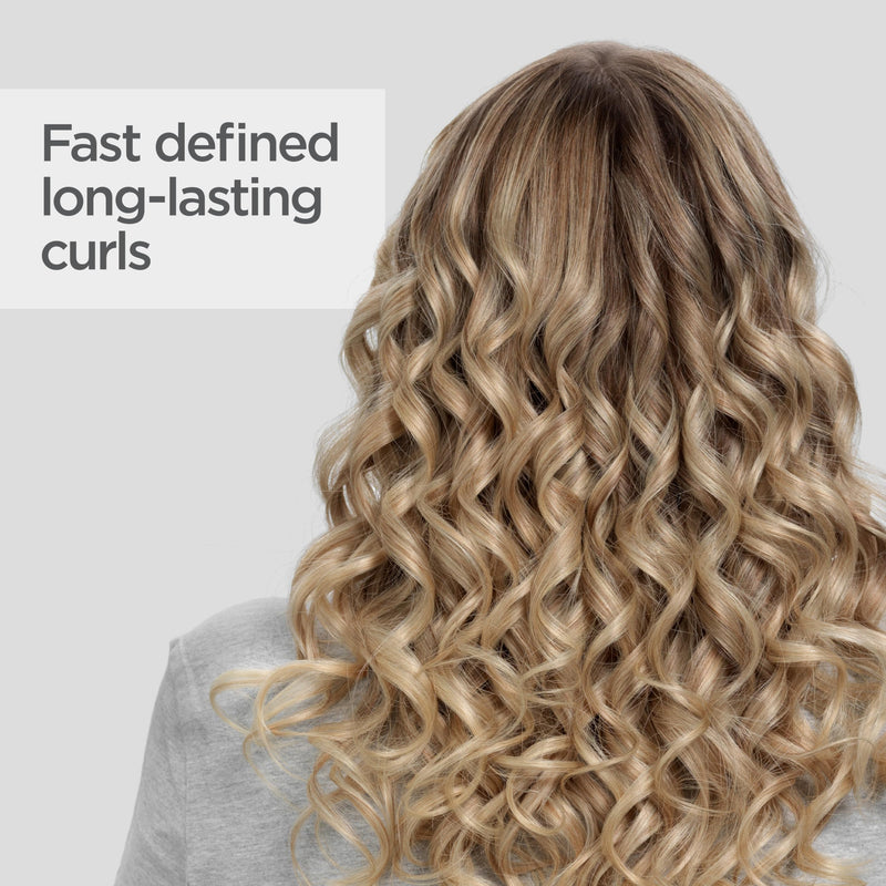 BaByliss Curl Secret Lite - Automatic Hair Curler, Easy Fast Hair Styling, 5 Heat Settings up to 210° - Black & Rose Gold, C1031U 19mm – Classic Styling (No Air)