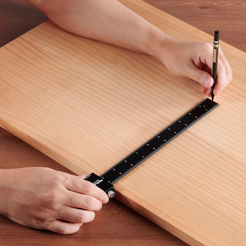 12" Pocket Ruler – Long CNC Machined Marking Ruler for Woodworking, Cabinetry, and Joinery 12 Inch