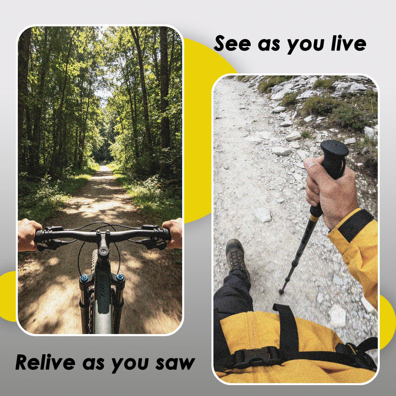Mini Body Camera with 32GB, 26g Wearable Magnetic Body Cam, Black | 1" Screen,16GB Memory Card,Wearable,Thumb-size,Action Cam,POV,Hiking,Sports,Running,Walking,Vlogging